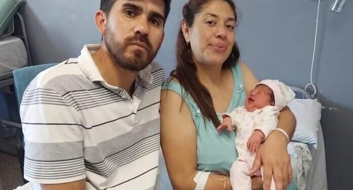 Allegra Antonia fue la primer bebé del 2026 en Catamarca