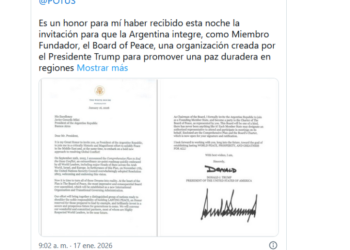 Javier Milei fue invitado por Trump a integrar un nuevo organismo internacional de paz y se refuerza el vínculo entre los países