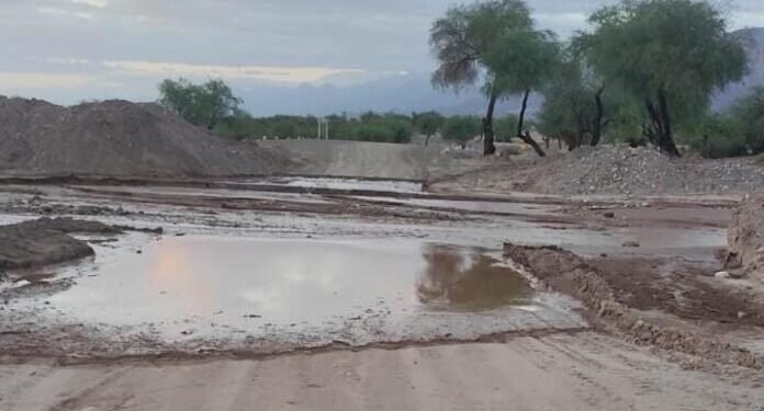 Se encuentra interrumpido el transito sobre Ruta Provincial N°146 en Tinogasta