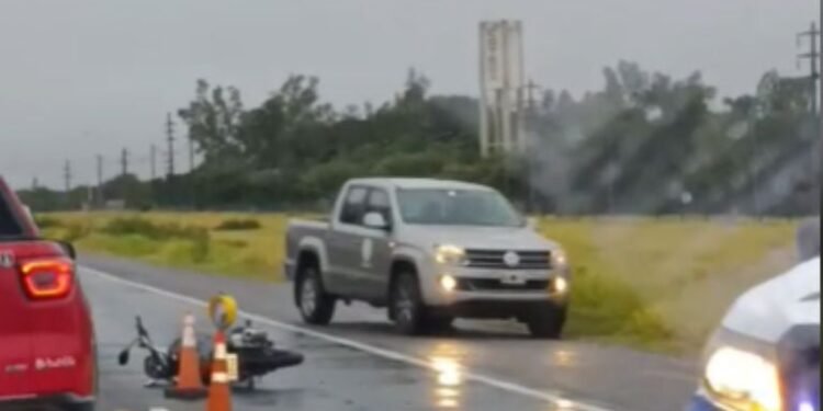 Choque entre motocicletas en El Pantanillo