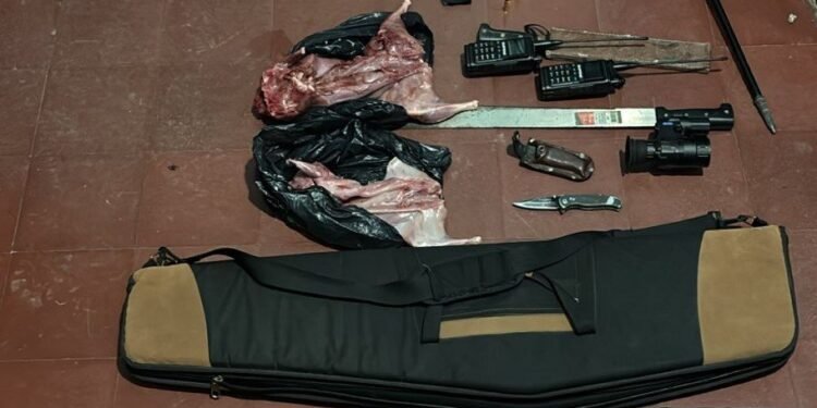 Ambato: Dos personas fueron sorprendidas cazando ilegalmente