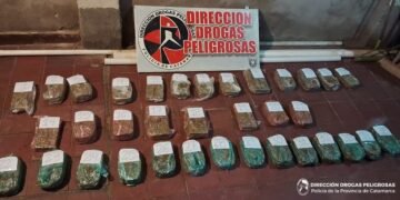 Capital: Secuestran 18 kilos de marihuana en un allanamiento