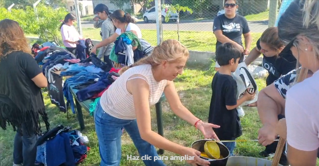Catamarca Despierta Solidaria llevó abrigo y esperanza al Loteo Parque Sur