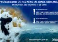 ❄️ AUMENTA LA PROBABILIDAD DE NEVADAS EN SECTORES SERRANOS DE CATAMARCA