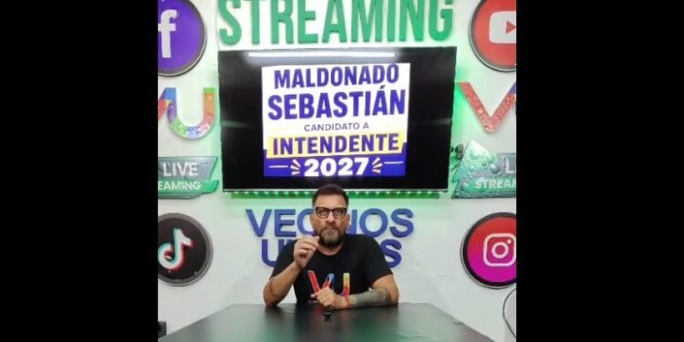 Maldonado, de Vecinos Unidos se lanzó como candidato a intendente de la Capital