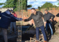 Barot recorrió los avances de las obras en el CAPS B° Obrero y el Vacunatorio Central