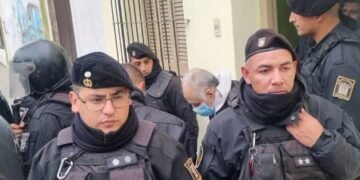 Con una fuerte custodia el cura Renato Rasgido fue trasladado al Penal