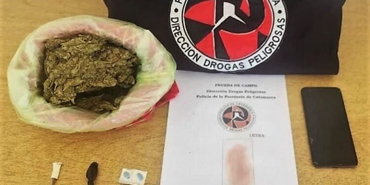 Nuevo secuestro de droga en un control vehicular, en La Paz