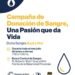 Campaña de donación de sangre “Una pasión que da vida”