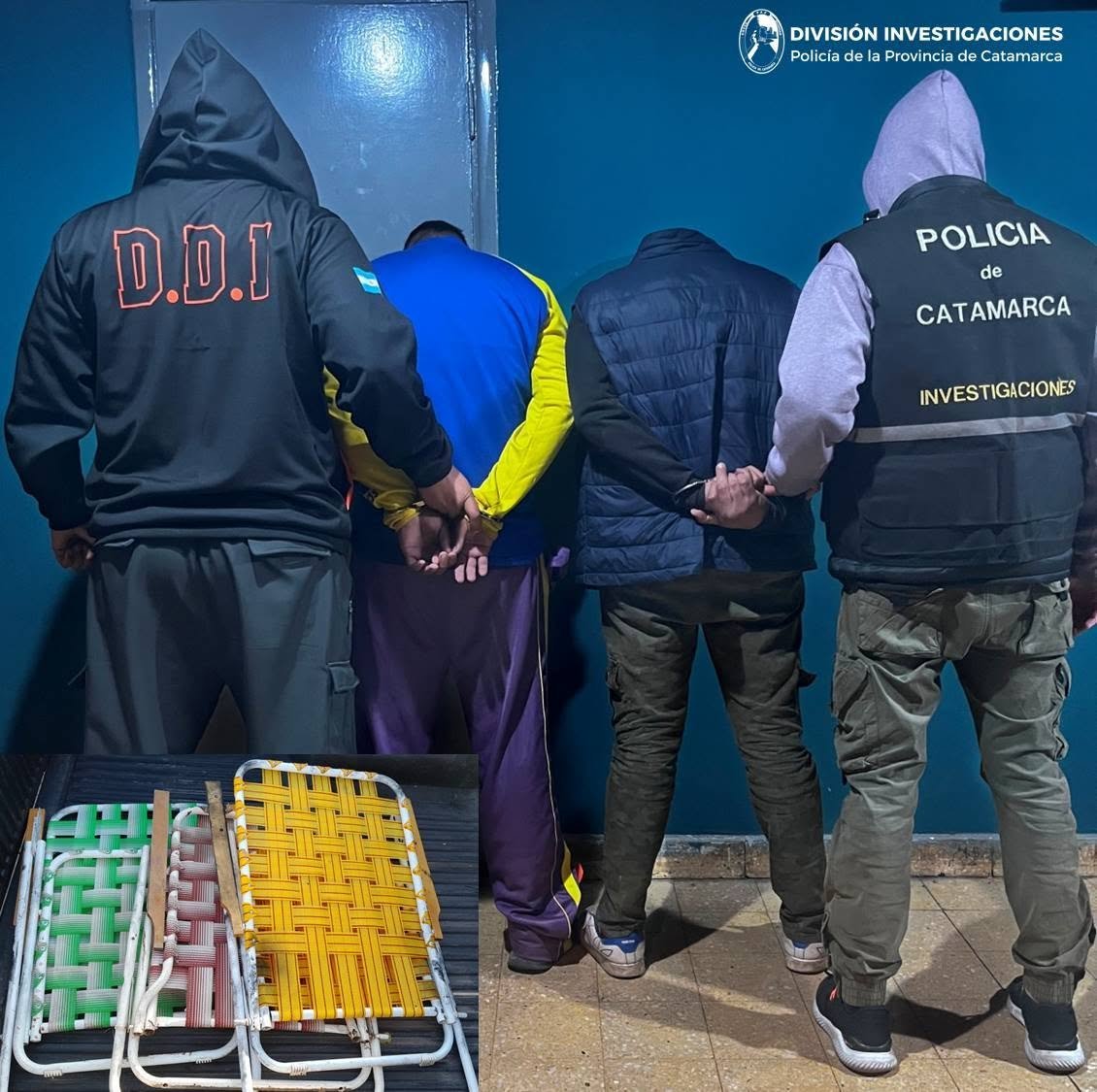 Capayán: Recuperan tres reposeras robadas de un domicilio