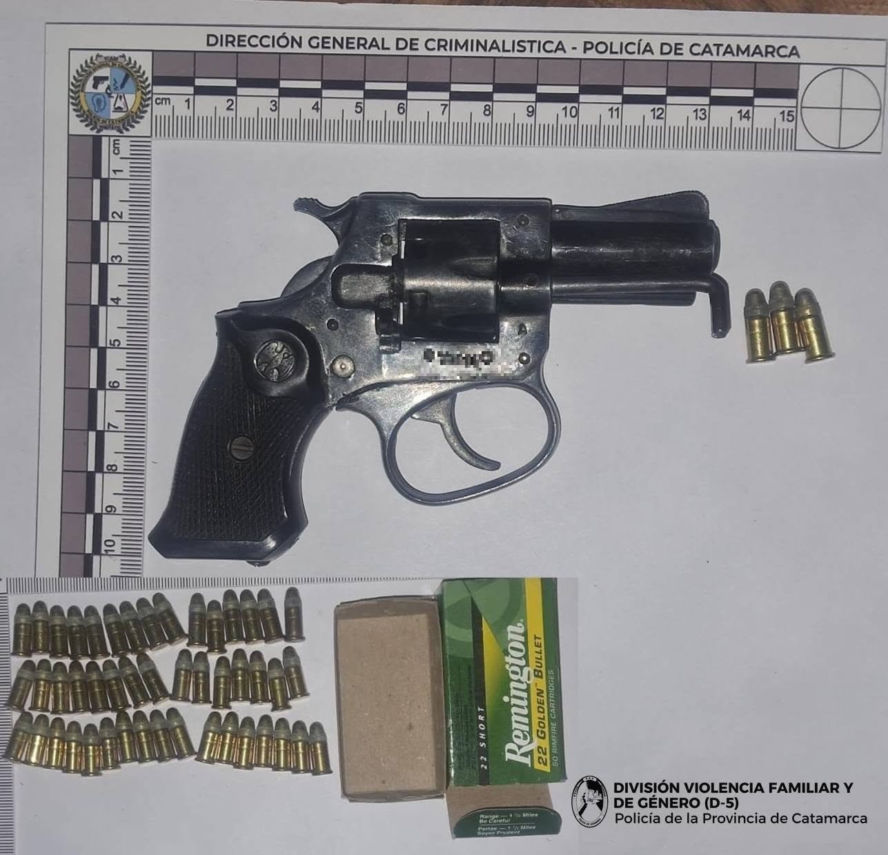Capital: Secuestran un arma de fuego con cincuenta cartuchos