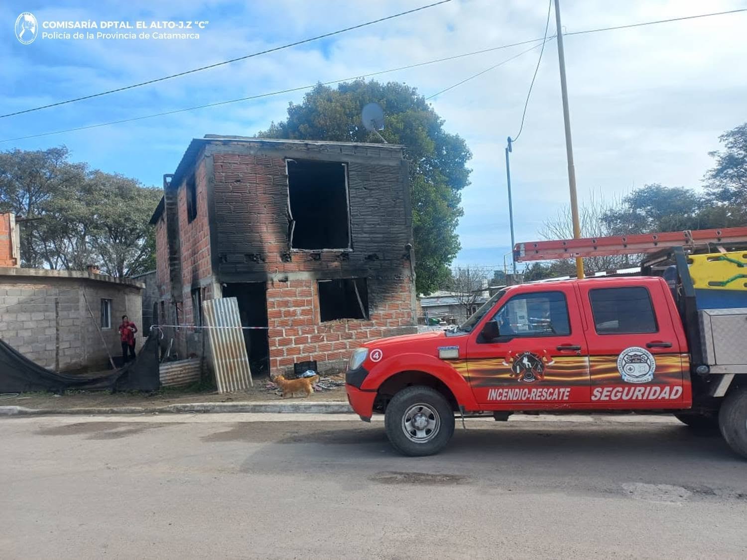 El Alto: Incendio fatal en un domicilio