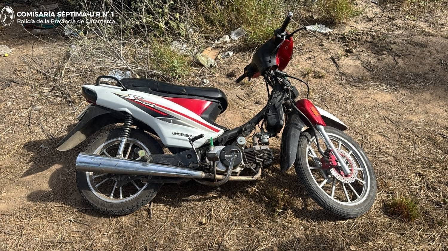 Norte de la Capital: Secuestran una motocicleta abandonada