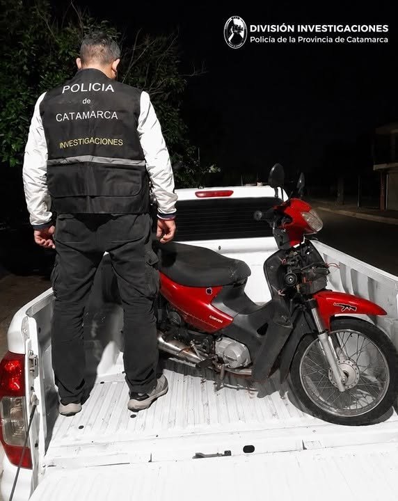 Sur de la Capital: Recuperan una motocicleta sustraida