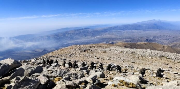 Aconquija: Policías de Argentina y países vecinos completaron una etapa de supervivencia en alta montaña