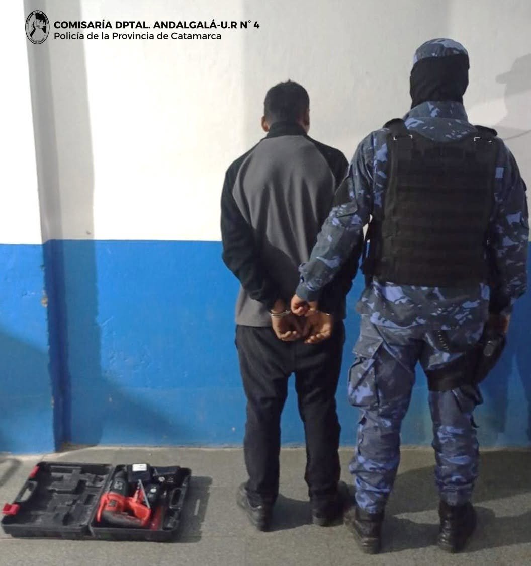 Andalgalá: Recuperan herramientas sustraidas y detienen a una persona