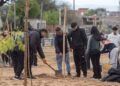 Gustavo encabezó una jornada de forestación en el canal de Choya por el Día del Árbol