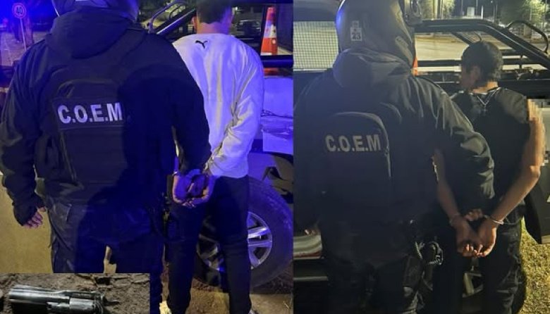 Policías secuestraron droga, un revólver y pusieron a disposición de la Justicia a tres personas