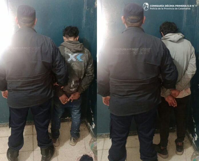 Aprehendieron a dos hombres tras ser sorprendidos en un centro de distribución