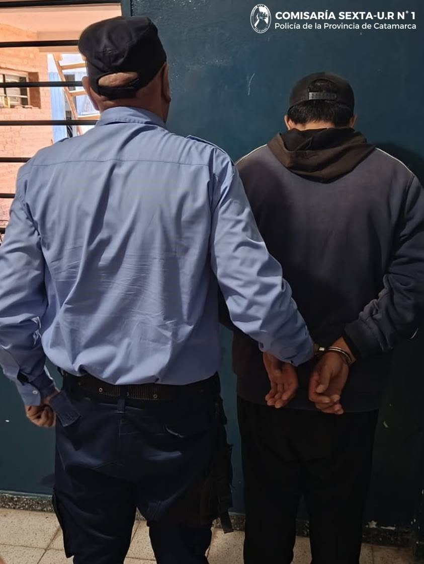 Barrio San Antonio Sur: Un demorado por intentar entrar a una vivienda a robar