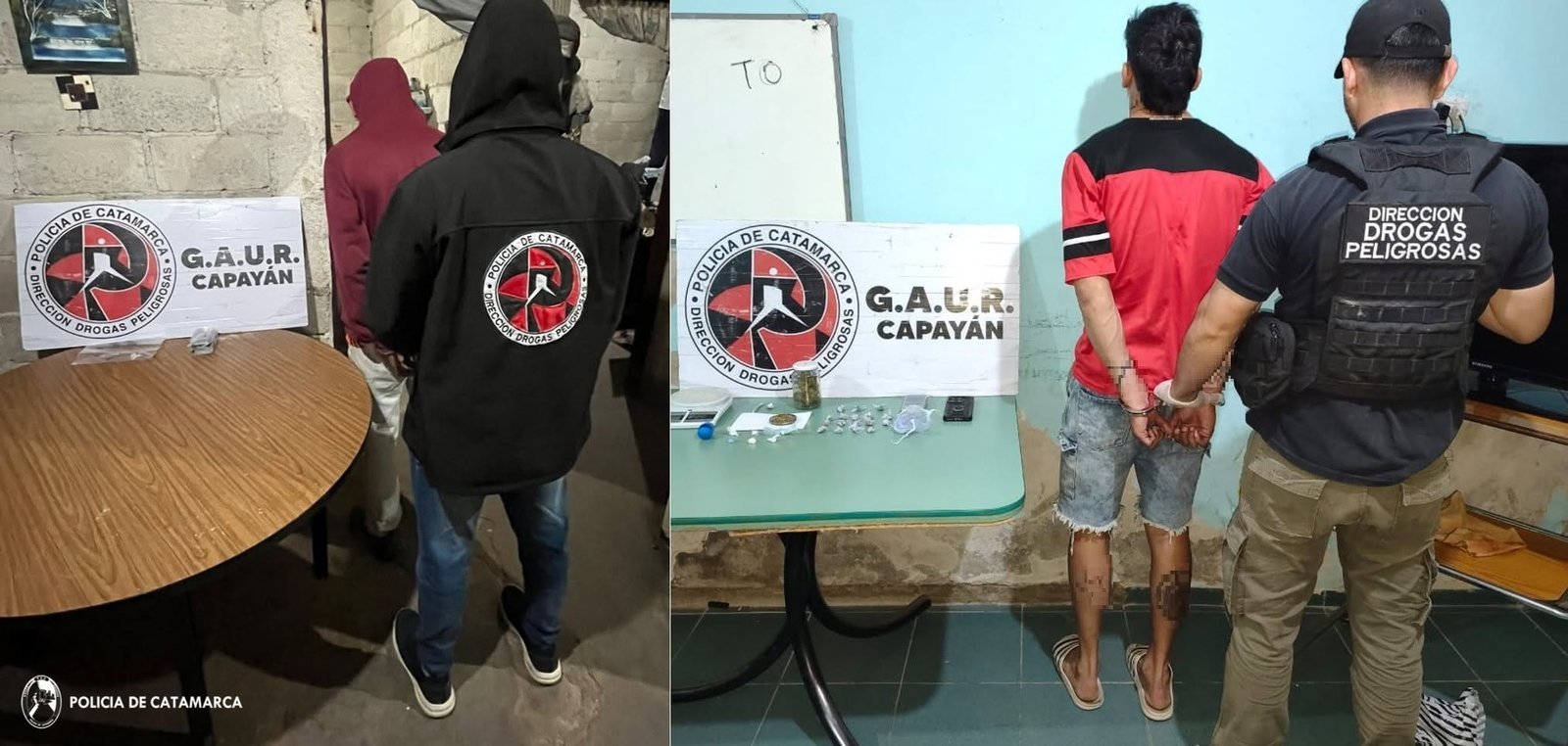 Capayán: Dos detenidos por narcomenudeo