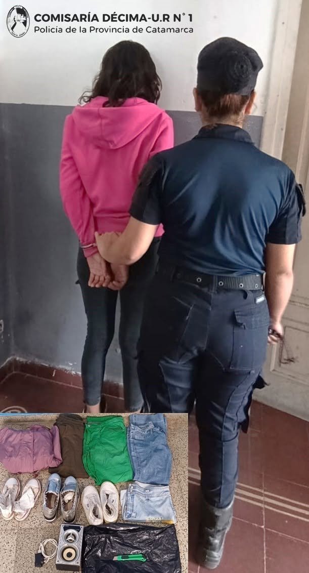 Capital: Una detenida por robo con arma blanca