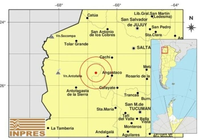 Dos sismos sacudieron Catamarca y Tucumán durante la madrugada