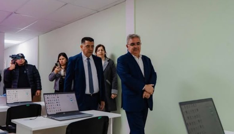 Más educación para Pomán: inauguraron Punto Digital y el nuevo edificio del Jardín Eva Perón