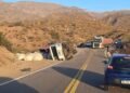 Restringen la circulación en la Cébila para el rescate del camión siniestrado