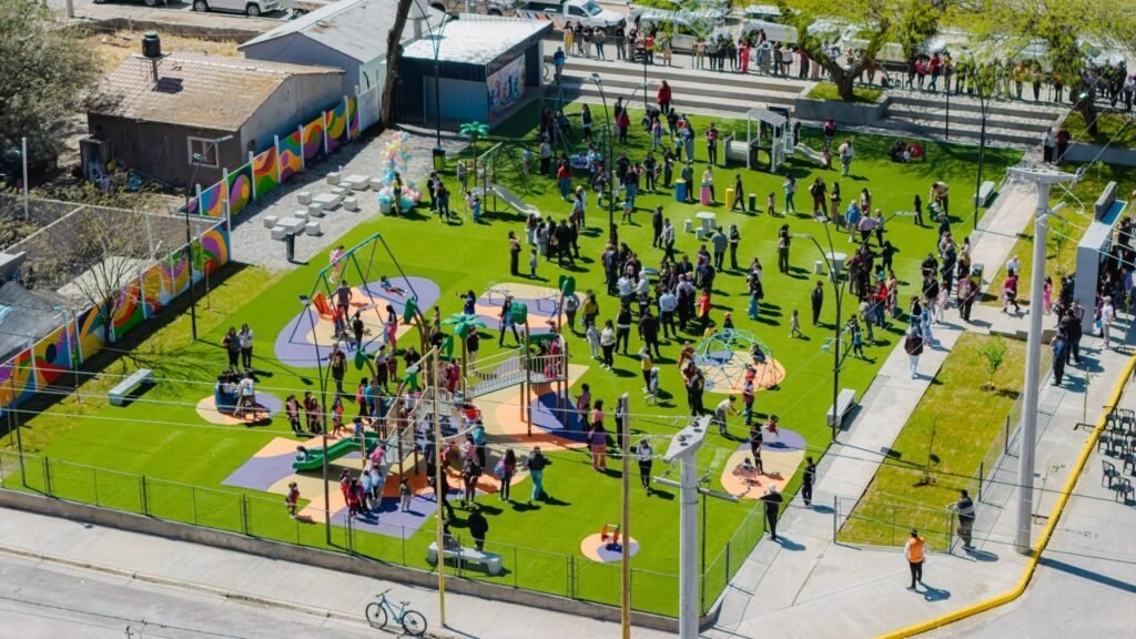 Saujil ya tiene su Plaza de los Niños y nuevas calles pavimentadas