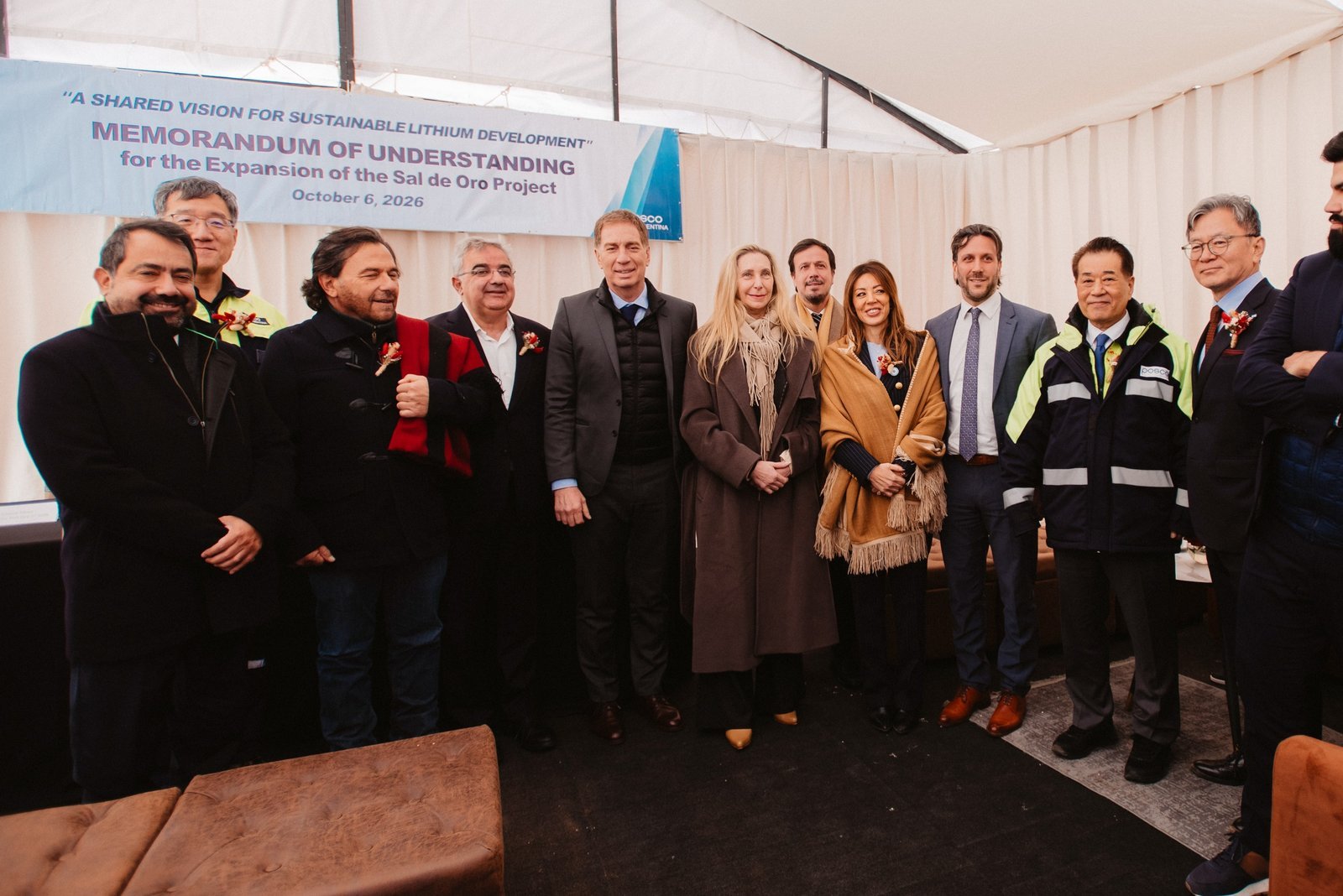 Con la presencia del gobernador Raúl Jalil, POSCO puso en marcha su Planta II en el Proyecto Sal de Oro