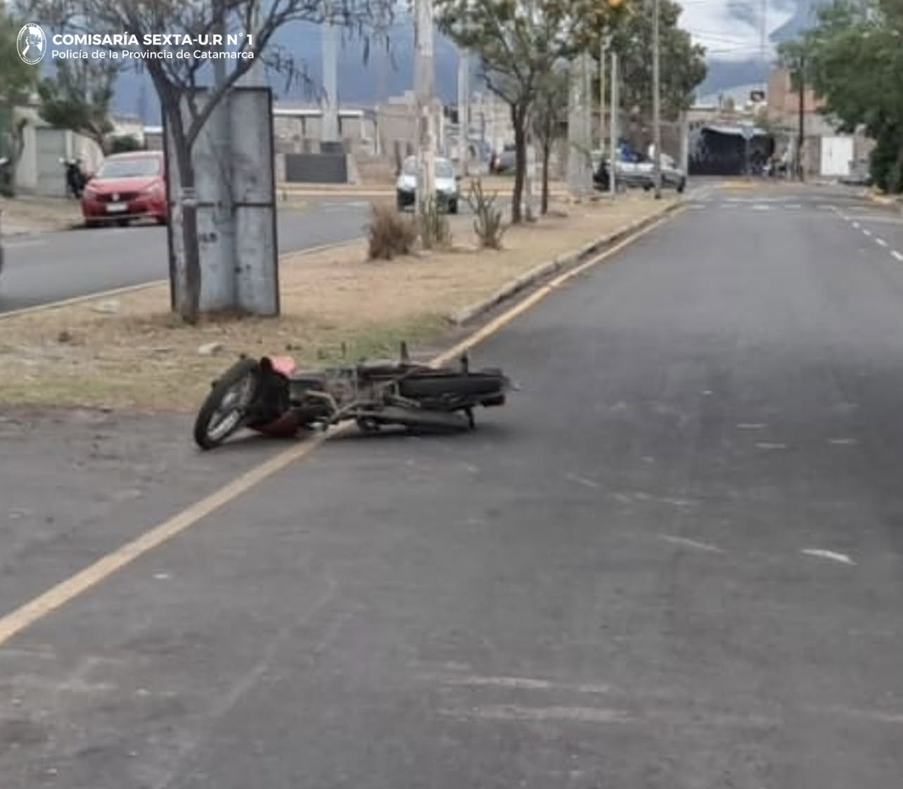 Derrape en la zona oeste de la ciudad