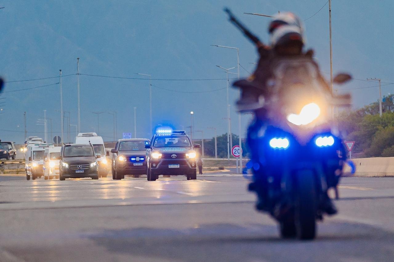 Dispositivo integral de seguridad por la visita presidencial