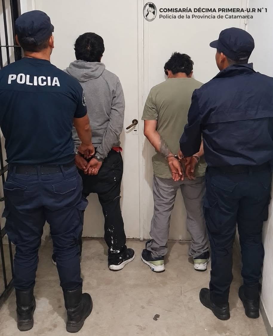 Dos detenidos por robo en la bomba de agua de la empresa sapem en el sur de la capital
