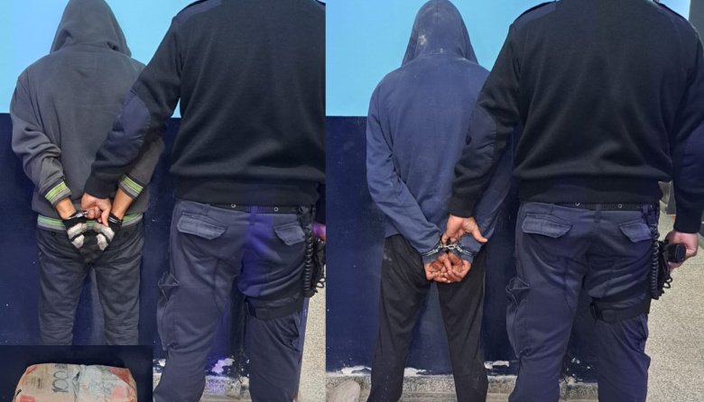 Dos personas fueron aprehendidas y cuatro bolsas de cemento secuestradas en el Norte de la Capital