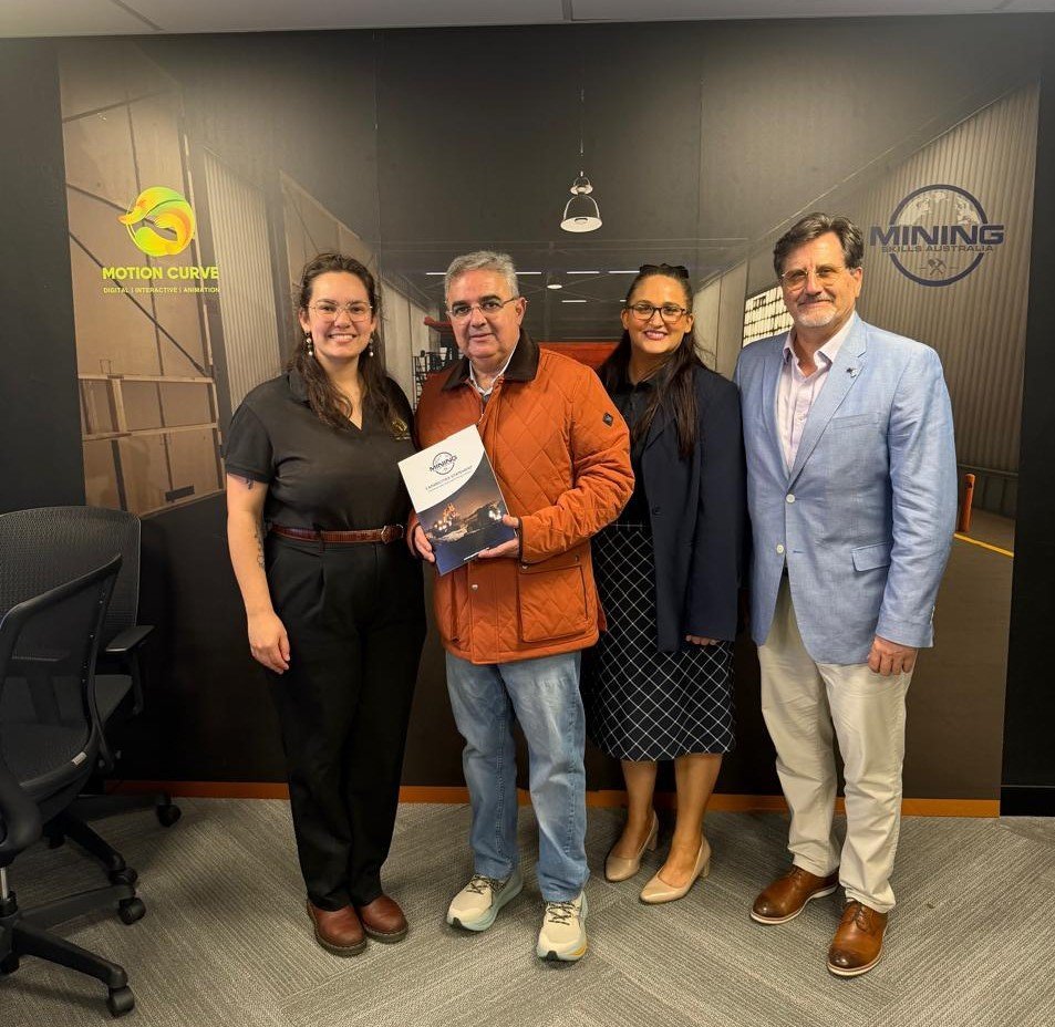 Raúl Jalil se reunió con empresa australiana especializada en capacitación minera