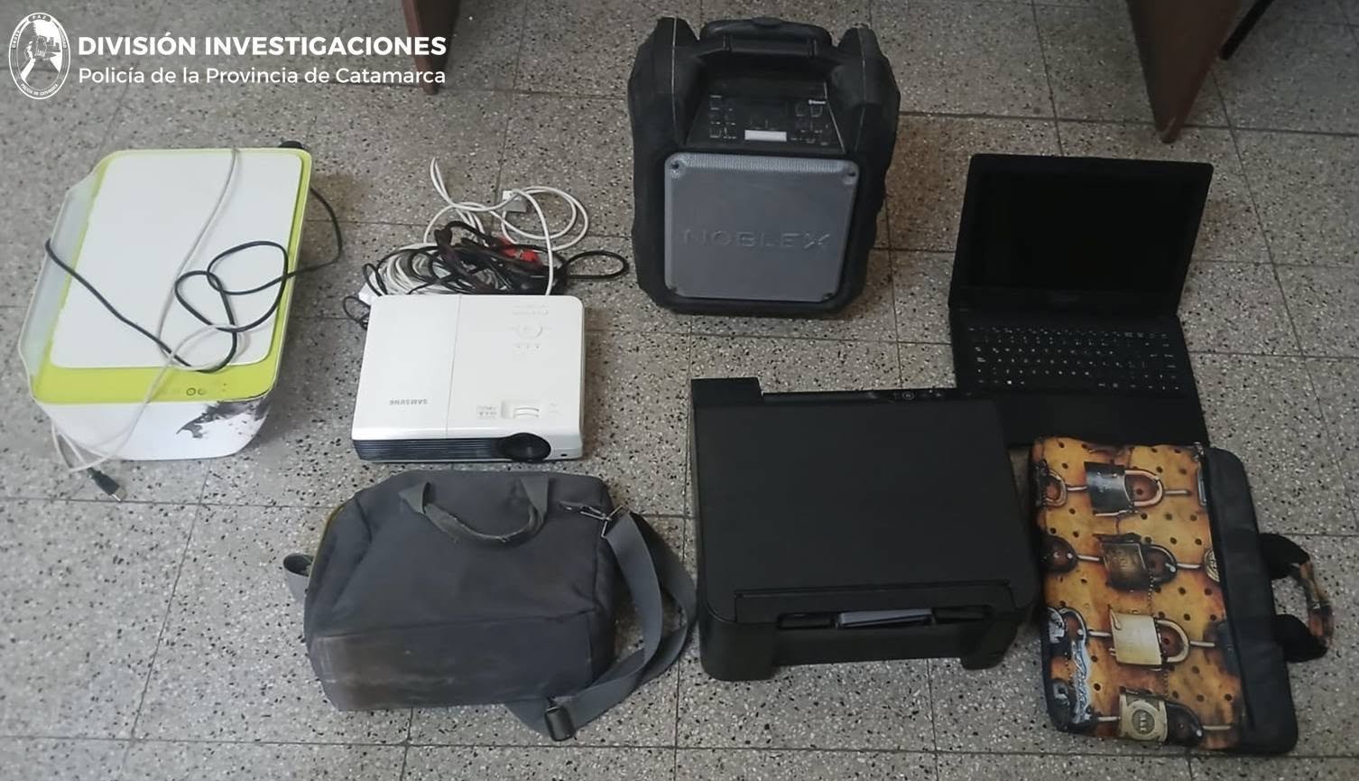 Recuperan gran cantidad de elementos robados